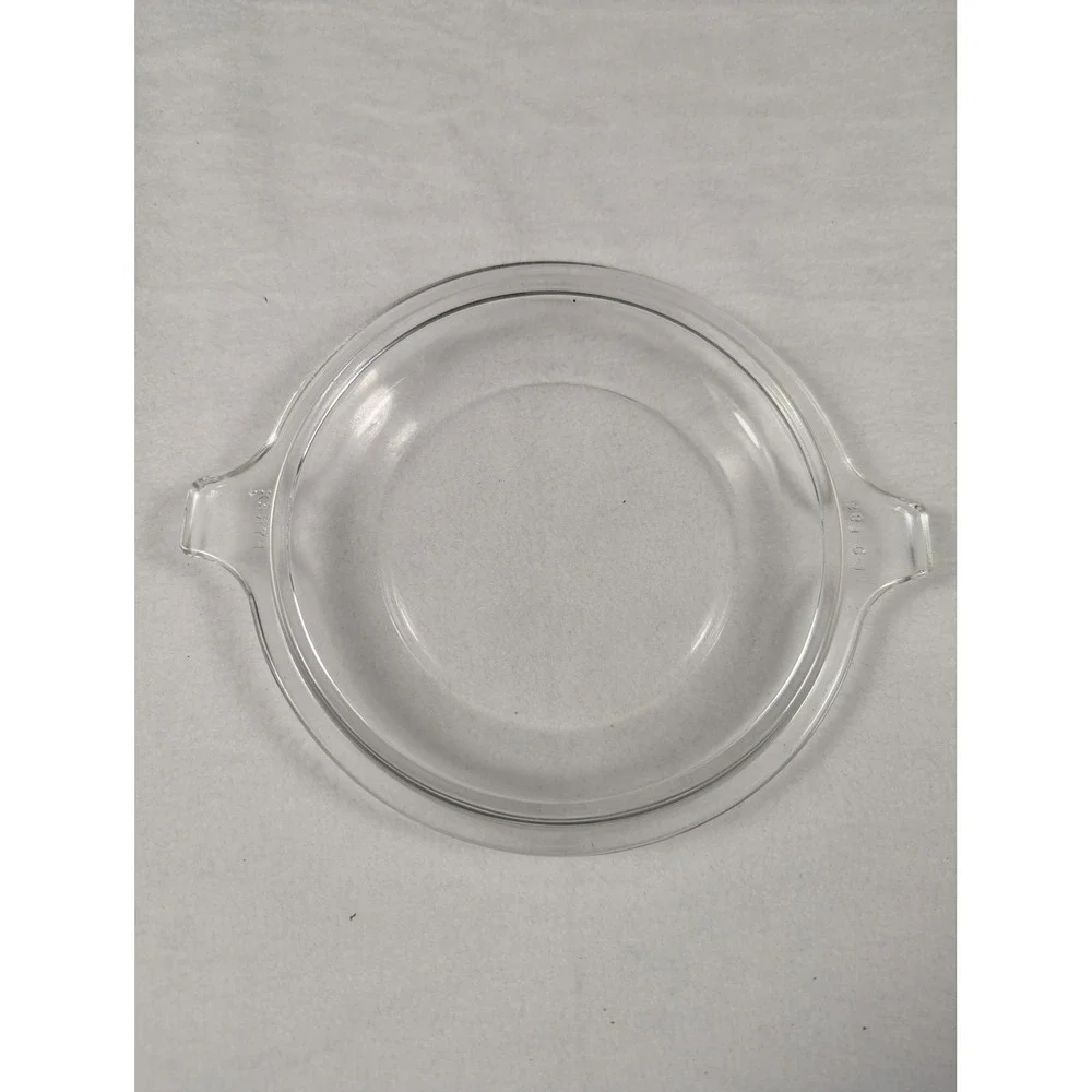 Set of 3 Vintage‎ Pyrex Clear Glass Round Casserole Dish